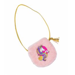 Great Pretenders Fluffy Pink Unicorn Petite Purse