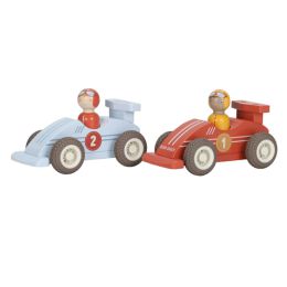 Little Dutch Wooden Pullback Race Cars