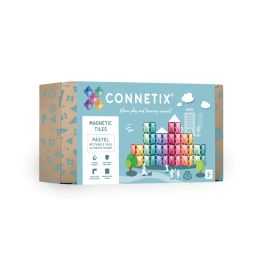 Connetix Magnetic Tiles Pastel Rectangle Pack 24pc