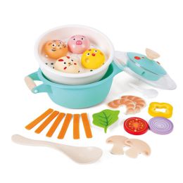 Hape Little Chef Cooking & Steam Playset Plus