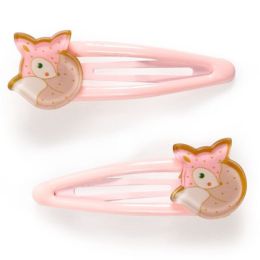 Djeco Esmee Forest 2 Hair Clips with Acrylic Foxes