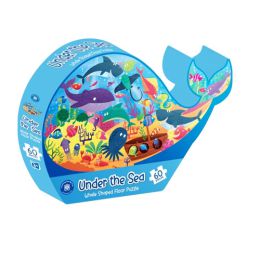 Under the Sea: Whale Shaped Floor Puzzle