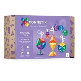 Connetix Magnetic Tiles Rainbow Shape Expansion Pack 36pc (d)