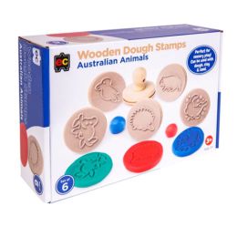 EC Wooden Dough Stamps - Australian Animals