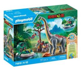 Playmobil Brachiosaurus with Hovercraft