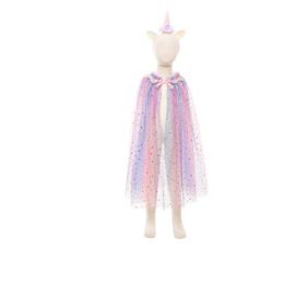 Great Pretender's Rainbow Unicorn Cape & Headband Size 4-6