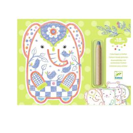 Djeco Wild Animal Colour Reveal Set (d)