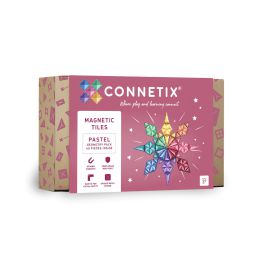 Connetix Magnetic Tiles Pastel Geometry Pack 40pc