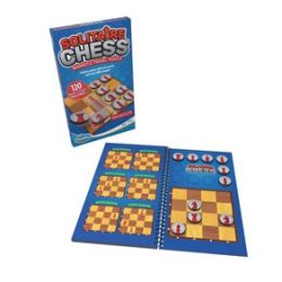 ThinkFun Solitaire Chess Magnetic Travel Game