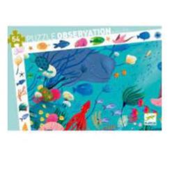 Djeco 54pc Observation Aquatic Puzzle