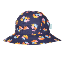 Acorn Navy Bloom Wide Brim Sunhat 9-18m