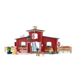 Schleich Red Barn with Animals & Accessories