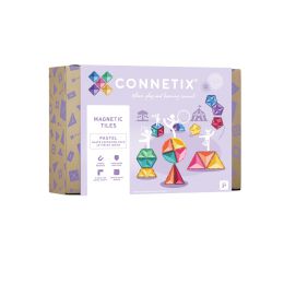 Connetix Magnetic Tiles Pastel Shape Expansion Pack 48pc