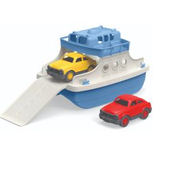 Green Toys Ferry Boat W/2 Mini Cars (d)