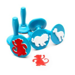 Paint/Dough Stampers Jungle Animals Set 6