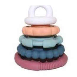 Jellystone Rainbow Stacker & Teether Toy Earth