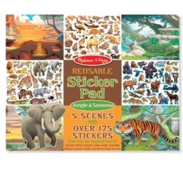 Melissa & Doug Reusable Sticker Pad Jungle & Savanna