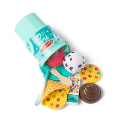 Melissa & Doug Play to Go Ice Cream Play Set (d)