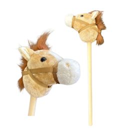 Brown Bridled 78cm Plush Hobby Horse