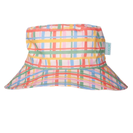 Acorn Pink Picnic Wide Brim Bucket Hat 18m-3yr