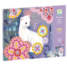 Djeco Woodland Foam Mosaic Collage Craft Kit