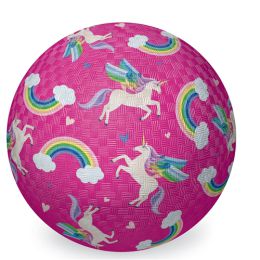 Crocodile Creek 7 Inch Play Ball - Unicorn Rainbow