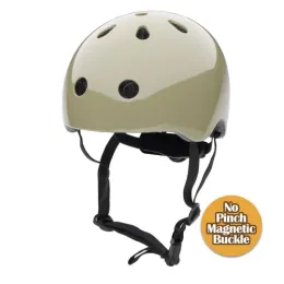 CoConuts Extra Small Vintage Gloss Green Helmet Pinch-Free