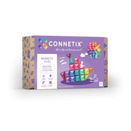 Connetix Magnetic Tiles Pastel Starter Pack 64pc