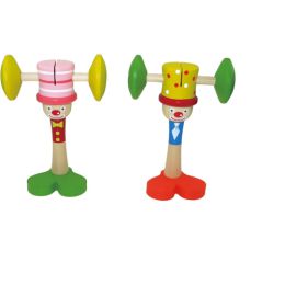 Wooden Clown Head Banger (d)