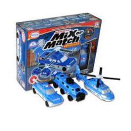 Popular Magnetic Mix Or Match Police Vehicles