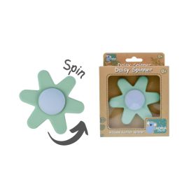 Silicone Daisy Spinner Green (d)