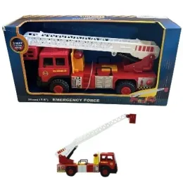 Steel Roder Metal Red Fire Truck 11.5 Inch