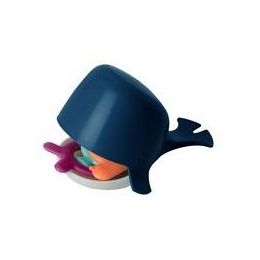 Boon Chomp Hungry Whale Bath Toy Navy