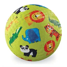 Crocodile Creek 7 Inch Play Ball - Jungle (Light Green)