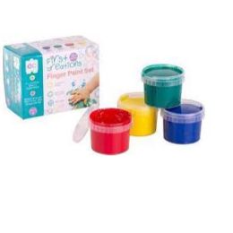 First Creations Finger Paint 4 Pot Set