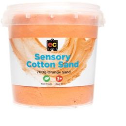 Sensory Cotton Sand 700gm Orange