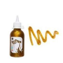 Glitter Paint 250ml Gold (d)