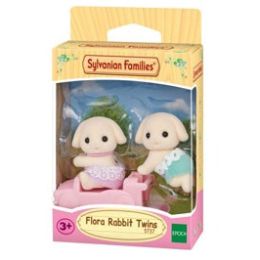 Sylvanian Flora Rabbit Twins