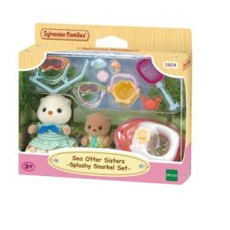 Sylvanian Sea Otter Sisters Splashy Snorkel Set