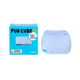 J'adore Fun Cube Squishy Blue