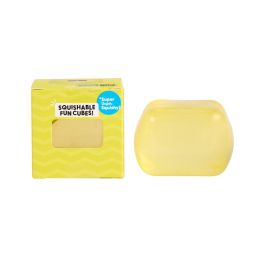J'adore Fun Cube Squishy Yellow