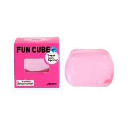 J'adore Fun Cube Squishy Pink