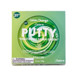 J'adore Colour Changing Putty Sunburst Lightening Strike Green