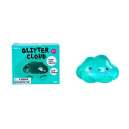 J'adore Glitter Cloud Squishy Green
