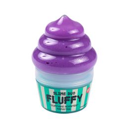 J'adore Fluffy Duo Slime Purple/Green