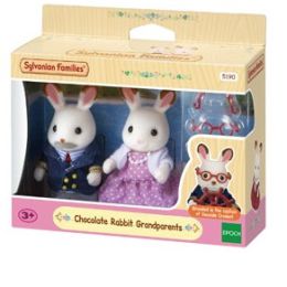 Sylvanian Chocolate Rabbit Grandparents