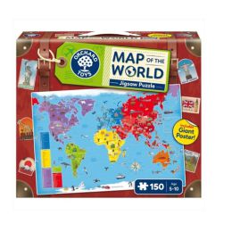 Orchard Toys Jigsaw 150PC Map Of The World (d)
