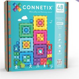 Connetix Magnetic Tiles Bright Portal Pack 48pc