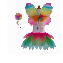 Great Pretenders Neon Rainbow Tutu Size 4-6