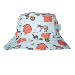Acorn Farmyard Wide Brim Bucket Hat 5+